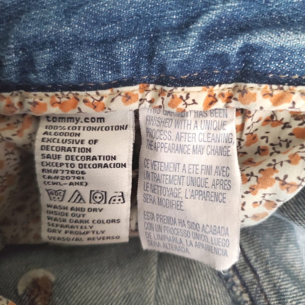Vintage Tommy Hilfiger y2k denim skirt, size 2 - Picture 12 of 15